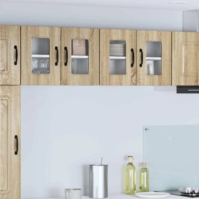 vidaXL Πάνελ πλυντηρίου πιάτων Kalmar 2 pcs Δρύς Sonoma