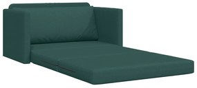 vidaXL Καναπές Κρεβάτι 2σε1 Σκοτεινό Πράσινο 124x71x78 cm Υφασμάτινος