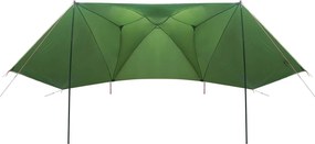vidaXL Αυτοκινηταγιενν Πράσινο 350 x 250 εκ Πολυεστέρας και Χάλυβας
