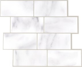Αυτοκόλλητο Πλακάκι 3D (30.5x25) L-C Metro Marble 1770132