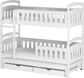 HARRIET 80x200 white bunk bed Lano Furniture