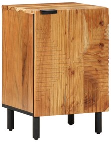 vidaXL Ντουλάπα Μπάνιου 38x33,5x58 εκ. Μασίφ ξύλο ακακίας