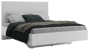 Κρεβάτι διπλό Oryana Ι σε λευκή diamont απόχρωση 160x200εκ 171x120x206 εκ.