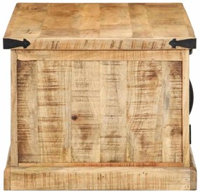 vidaXL Τραπεζάκι σαλονιού Καφέ 90 x 50 x 40 cm Μασίφ ξύλο μάνγκο