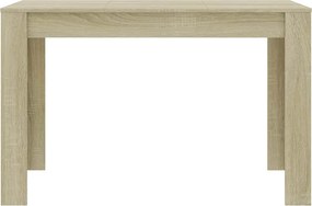 vidaXL Τραπεζαρία Sonoma Δρυς 120 x 60 x 76 εκ. από Επεξ. Ξύλο