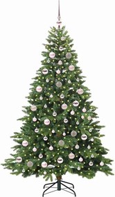 vidaXL Τεχνητό Χριστουγεννιάτικο Δέντρο Πράσινο 180 cm ΠΕ και PVC