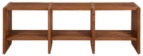 Κονσόλα Nya Μασίφ Ξύλο Teak Σε Φυσικό Χρώμα 130x29,5x46Υ Εκ.