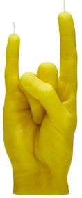 Κερί Χειρονομίας You Rock 310gr 20x8x7,5cm Yellow Candle Hand Παραφίνη