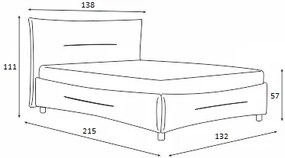 Κρεβάτι επενδυμένο HELENA 120x200 DIOMMI 45-833