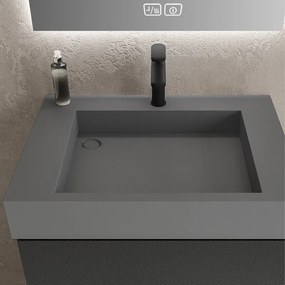 Furnibath M 61 - Βάση Επιπλου με Solid Νιπτηρα 61x47 - MDF 601 GLOSS
