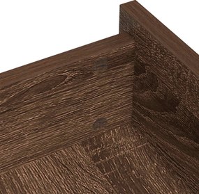 vidaXL Αυτοκόλλητη Κάλυψη Βιδών 2 pcs Καφέ δρυς Ø 20 x 0,5 mm