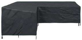 vidaXL Κάλυμμα επίπλων Μαύρο 255 x 255 x 80 εκ. Ύφασμα Oxford 420D