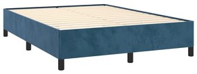 ΚΡΕΒΑΤΙ BOXSPRING ΜΕ ΣΤΡΩΜΑ ΣΚΟΥΡΟ ΜΠΛΕ 140X200 ΕΚ. ΒΕΛΟΥΔΙΝΟ 3129397