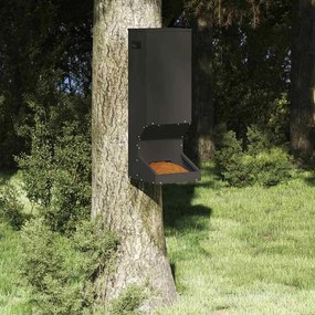 vidaXL Ταΐστρα ελαφιών Μαύρο 28 x 30 x 80 εκ. 3 kg