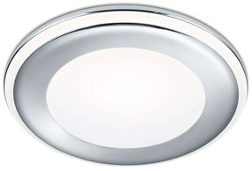 Σποτ Χωνευτό Aura 652410106 Φ14x3cm Led 1040Lm 10W 3000K Chrome Trio Lighting Round