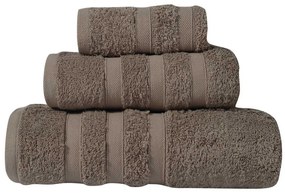 Πετσέτα Prestige 1162 Dark Beige-Rope Das Home Hand 30x50cm 100% Βαμβάκι