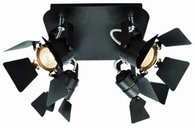 Σποτ Φωτιστικό Οροφής Μέταλλο MYSTIK 77-2211 Homelighting-77-2211-Μαύρο 77-2211