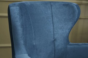 Wing Chair Karina - Blue Blue