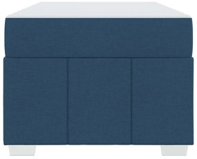 vidaXL Σκελετός Κρεβατιού με στρώμα Μπλε 100 x 200 cm ύφασμα