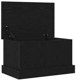 vidaXL Κουτί αποθήκευσης Μαύρη δρυς 50 x 30 x 28 cm Επεξεργασμένο ξύλο