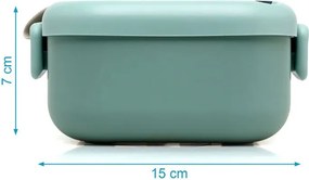 Φαγητοδοχείο & Κουτάλι (Σετ) 750ml Kiokids Μέντα 3896