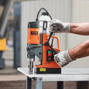 Magnetic Drill 1450W 2878 lbf Portable Mag Drill Press 2 in Boring Diameter