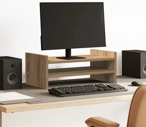 vidaXL Βάση Οθόνης Αρτισιανή Δρυς 50x27x20 εκ. από Επεξ. Ξύλο
