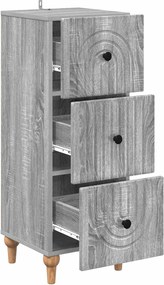 vidaXL Ντουλάπι με Συρτάρια 33 x 34,5 x 90 εκ Επεξεργασμένο Ξύλο