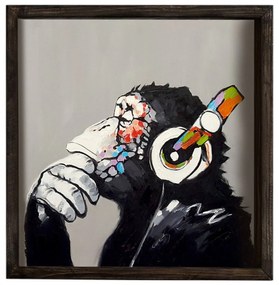 ΠΙΝΑΚΑΣ MDF FUNKY MONKEY FB97330 33x33 εκ. 0534199