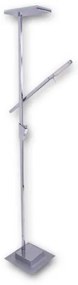 Φωτιστικό Δαπέδου LED LW1059-FL σε χρώμιο με γυαλί Sun Light-LW1059-FL-Χρώμιο LW1059-FL