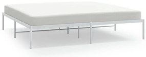 vidaXL Μεταλλικό Πλαίσιο Κρεβατιού Λευκό 180 x 200 εκ.
