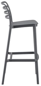 Σκαμπό Μπαρ SNOD C6099.03 Γκρί Πολυπροπυλενίου 37,2x50x101,5Υεκ. 37.2x50x101.5 εκ.