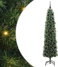 vidaXL Τεχνητό Χριστουγεννιάτικο Δέντρο με 300 LED Πράσινο 210 cm