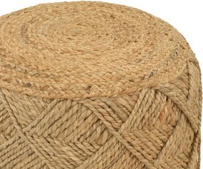 Σκαμπό Vladir Inart φυσικό 100% γιούτα 40x40x40εκ