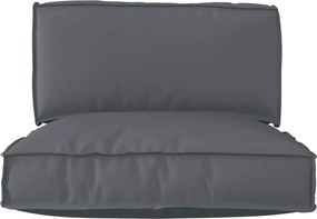 vidaXL Σετ Μαξιλαριών Πάγου 2 pcs Ανθρακί Ύφασμα Όξφορντ