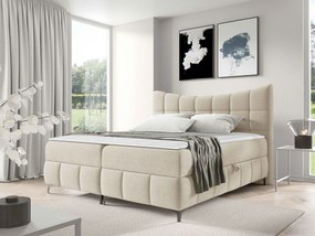 Επενδυμένο κρεβάτι Nova-Ekrou-140 x 200