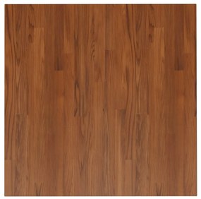 vidaXL Επιφάνεια Τραπεζιού Τετράγωνη Σκ. Καφέ 80x80x2,5 εκ. Ξύλο Δρυς