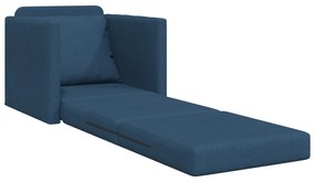 vidaXL Καναπές Κρεβάτι 2-σε-1 Μπλε 74x77x81 εκ. Ύφασμα