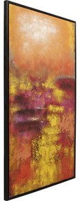 Πίνακας Αφηρημένη Τέχνη Jardin Κόκκινο Καμβάς Abstract 125x4,7x215,2 εκ. - Πολύχρωμο