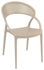 Καρέκλα Sunset Dove Grey 20-0193 54Χ56Χ82cm Siesta