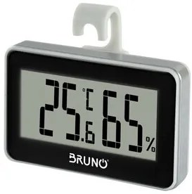 BRUNO ψηφιακό θερμόμετρο & υγρασιόμετρο BRN-0081, °C & °F, λευκό