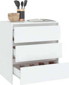 vidaXL Μπουφές Λευκός 70x41x75 εκ. από Επεξεργασμένο Ξύλο