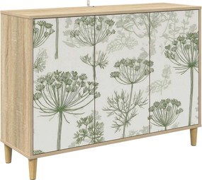 vidaXL Πλαϊνό γραφείο GOTHA Sonoma 102 x 33 x 75 εκ.