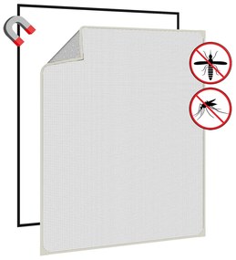 vidaXL Σήτα Εντόμων Μαγνητική για Παράθυρα Λευκή 100x120 εκ.