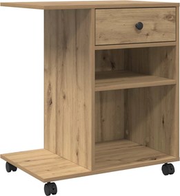 vidaXL Σταντ Εκτυπωτή Artisian Δρυς 60 x 40 x 68,5 εκ.