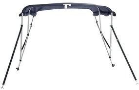 vidaXL Τέντα Σκάφους με 3 Αψίδες Τοιχώματα 183x(154-167)x137 εκ.