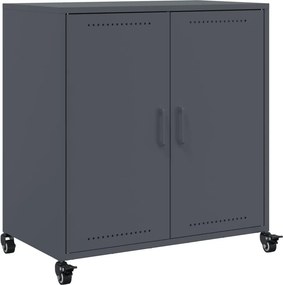 vidaXL Μπουφές Ανθρακί 68x39x72 εκ. από Ατσάλι