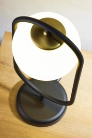 Επιτραπέζιο Φωτιστικό Igon 1xE14 Μαύρο με Χρυσό