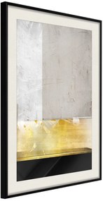 Αφίσα - Concrete Art - 30x45 - Μαύρο - Με πασπαρτού