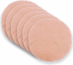 vidaXL Κάλυμμα Μαξιλαριού 6 pcs HEERLEN Ροζ Ø 30 cm Μπουκλέ